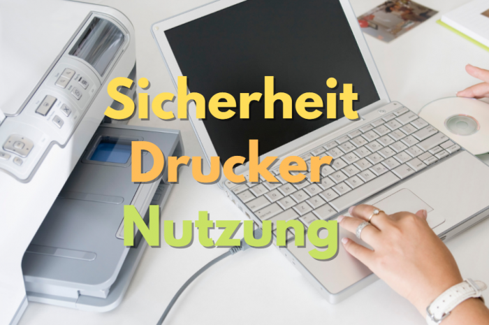 Drucker Sicherheit mit Papierfachschloss am Papierfach
